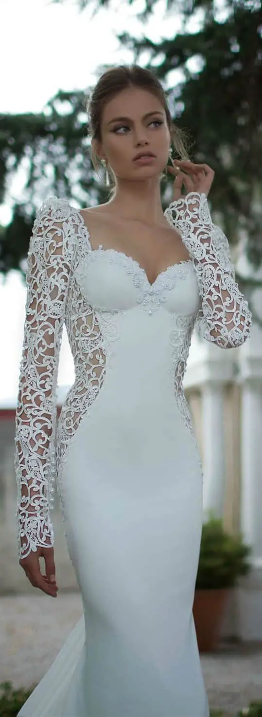 48 Elegant Long Sleeve Wedding Dresses for Winter Brides