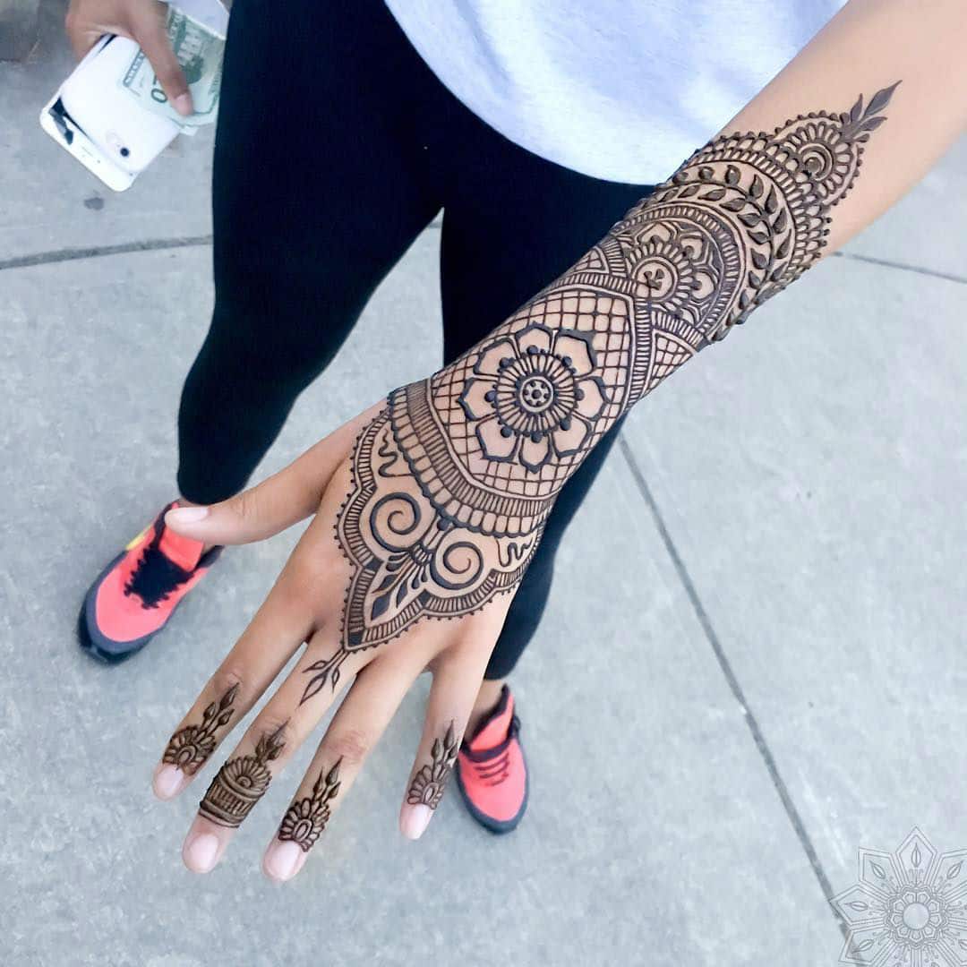 24 Henna Tattoos by Rachel Goldman You Must See