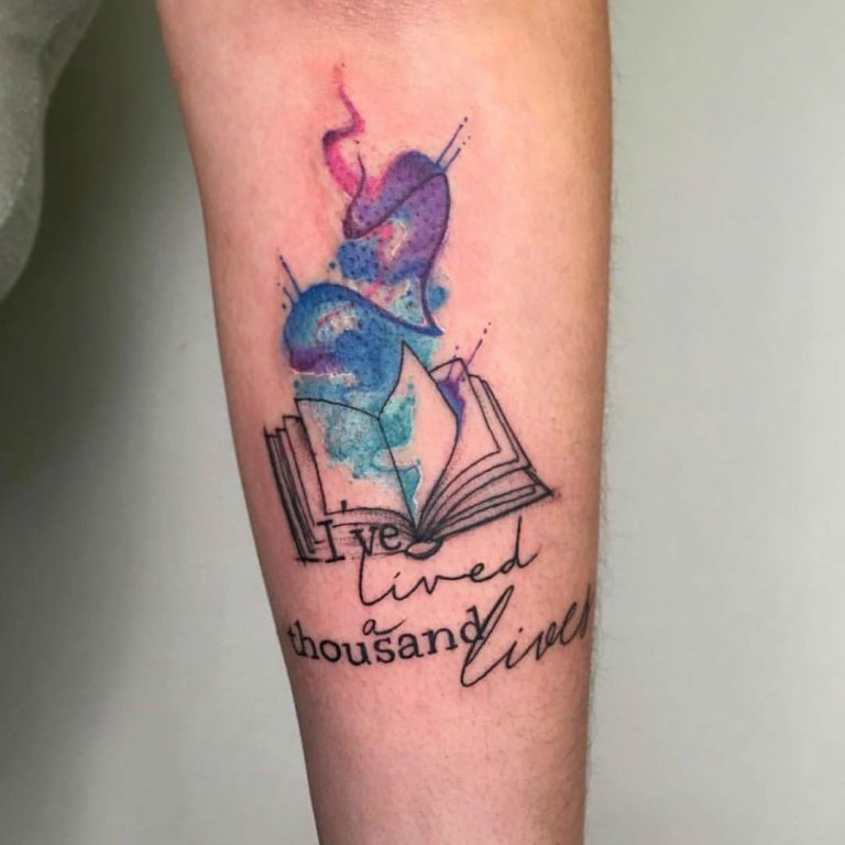 20+ Exceptional Book Tattoo Ideas
