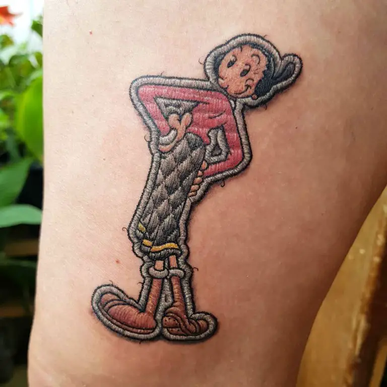 Insanely Realistic Embroidery Patch Tattoos Pop Culture