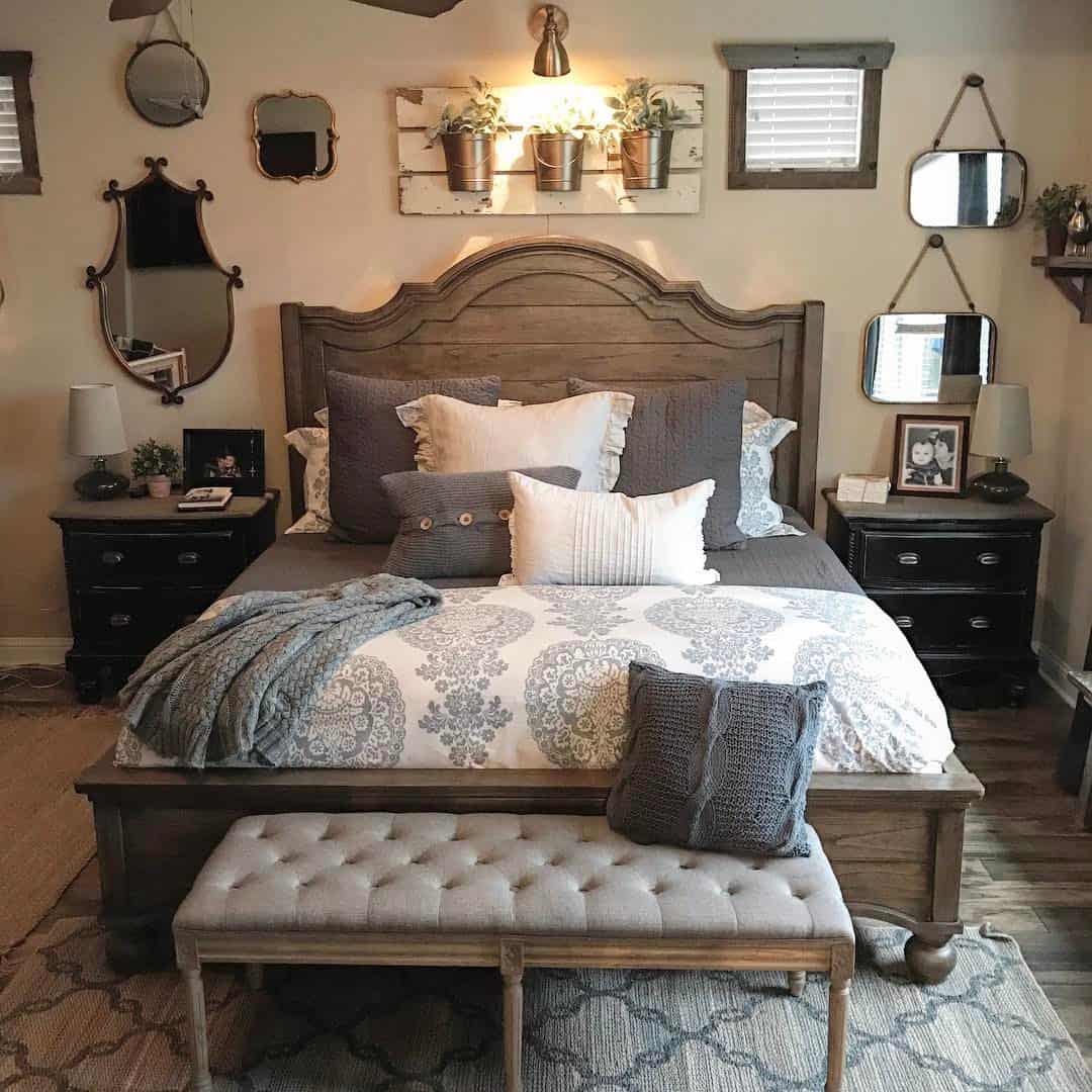 Reading Nook In A Country Bedroom