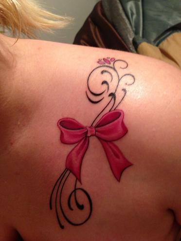 Extremely Chic Bow Tattoo Designs