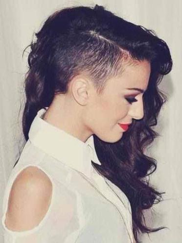 36 Sexy and Hot Half Shaved Hairstyles