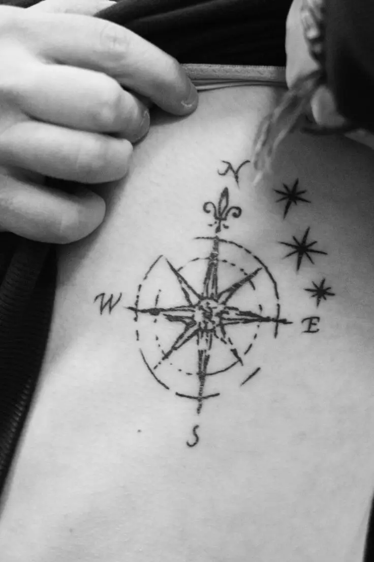 30+ Best Compass Tattoo Design Ideas (2023 Updated!) - Saved Tattoo