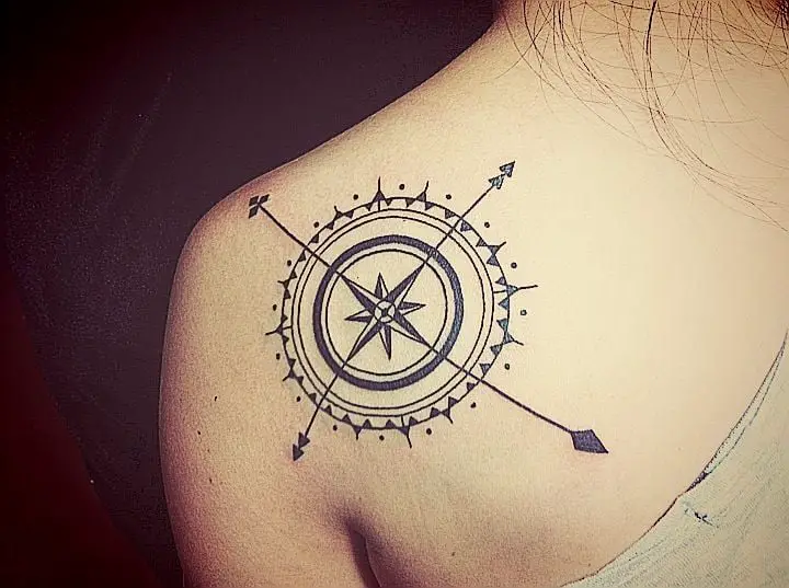 Compass Tattoo And Meanings - Aries Tattoo