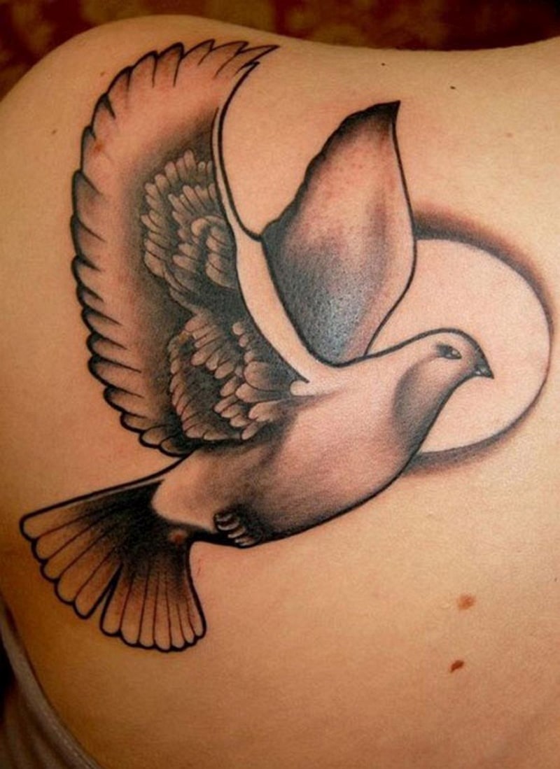 46 Impressive and Peaceful Dove Tattoo Designs