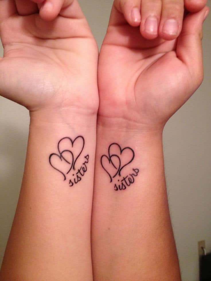 32 Inspiring Sister Tattoo Design Ideas