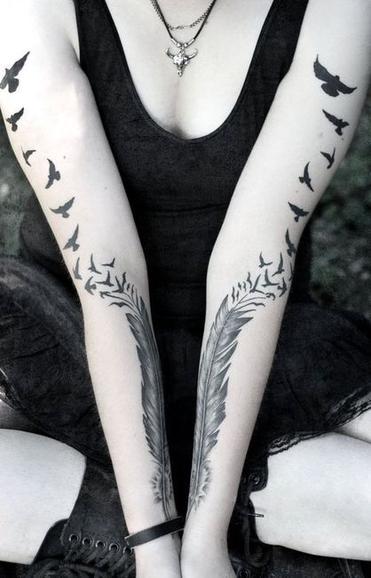 38 Superb Crow and Raven Tattoos