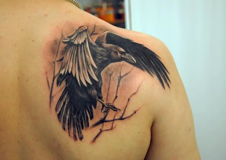 Discover 153+ crow tattoo women latest