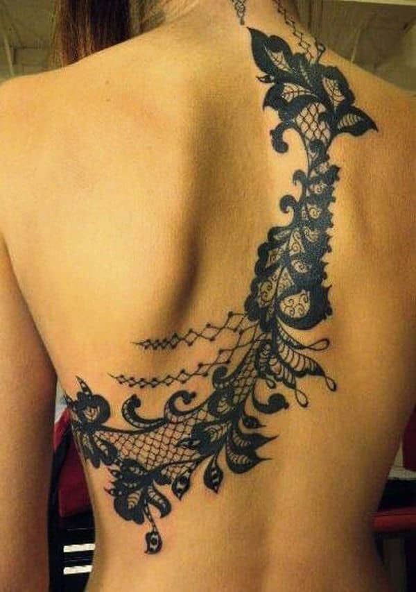 21 Stunning Lace Tattoo Ideas for Women  StayGlam