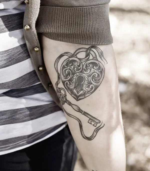61 Impressive Lock and Key Tattoos