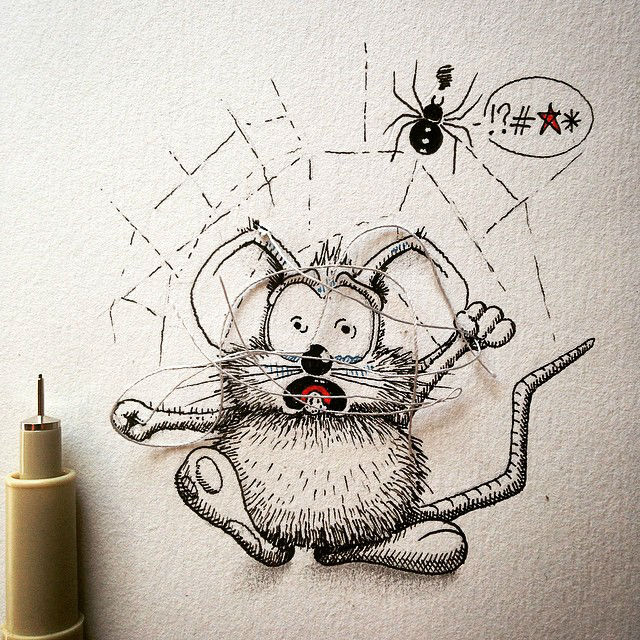 Super Cute Mini-Drawings That Will Make Your Day