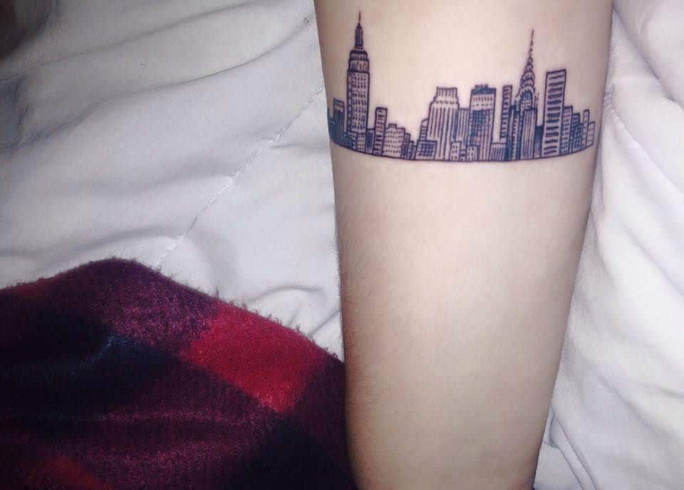 NY City skyline tattoo by Steve Butcher  Post 26097