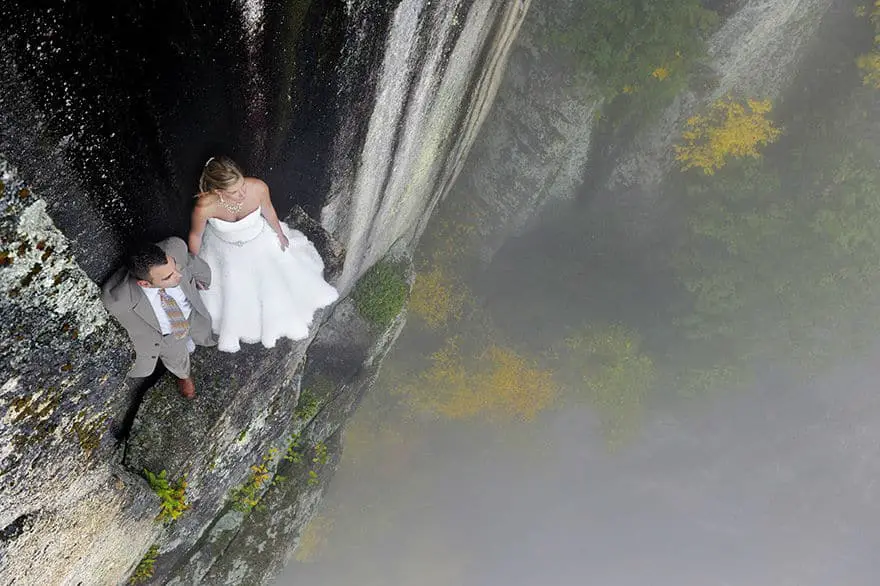wedding-350ft-cliff