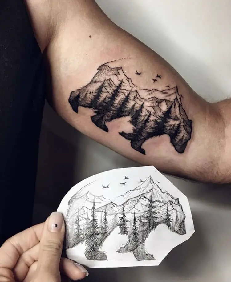 51 Mountain Tattoo Ideas That Are As Good As Fresh Air - Tattoo Glee
