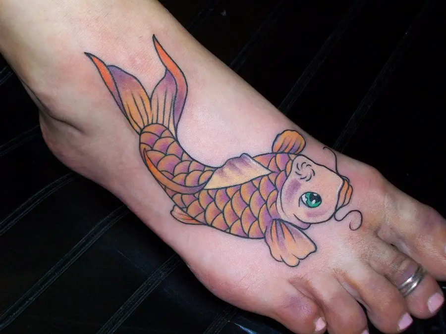 Mythical Koi Fish Tattoos - Symbol of Overcoming Adversity.