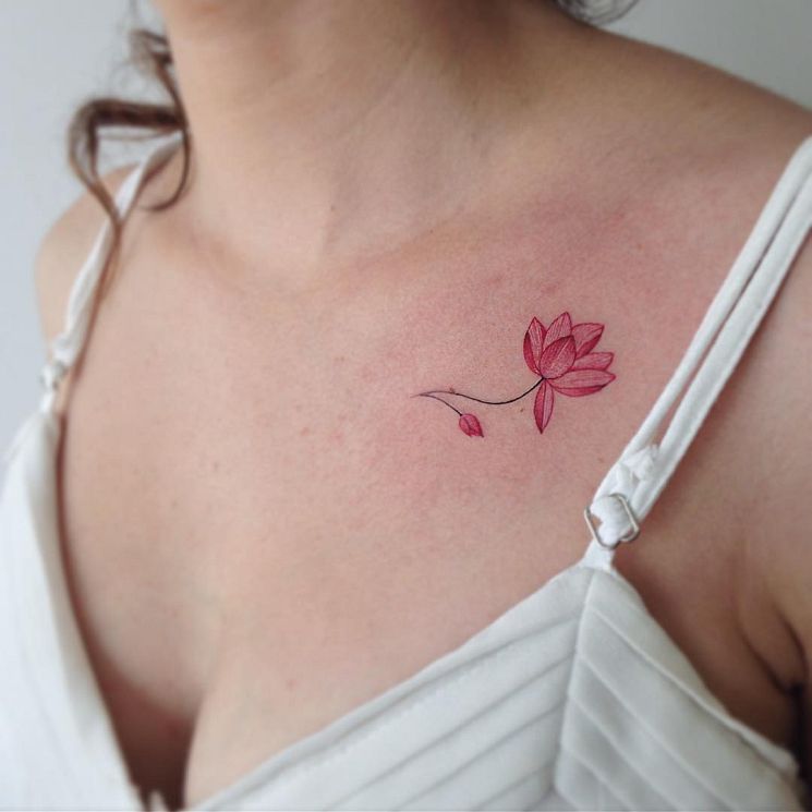 Delicate Feminine Tattoos of Beauty by Lays Alencar