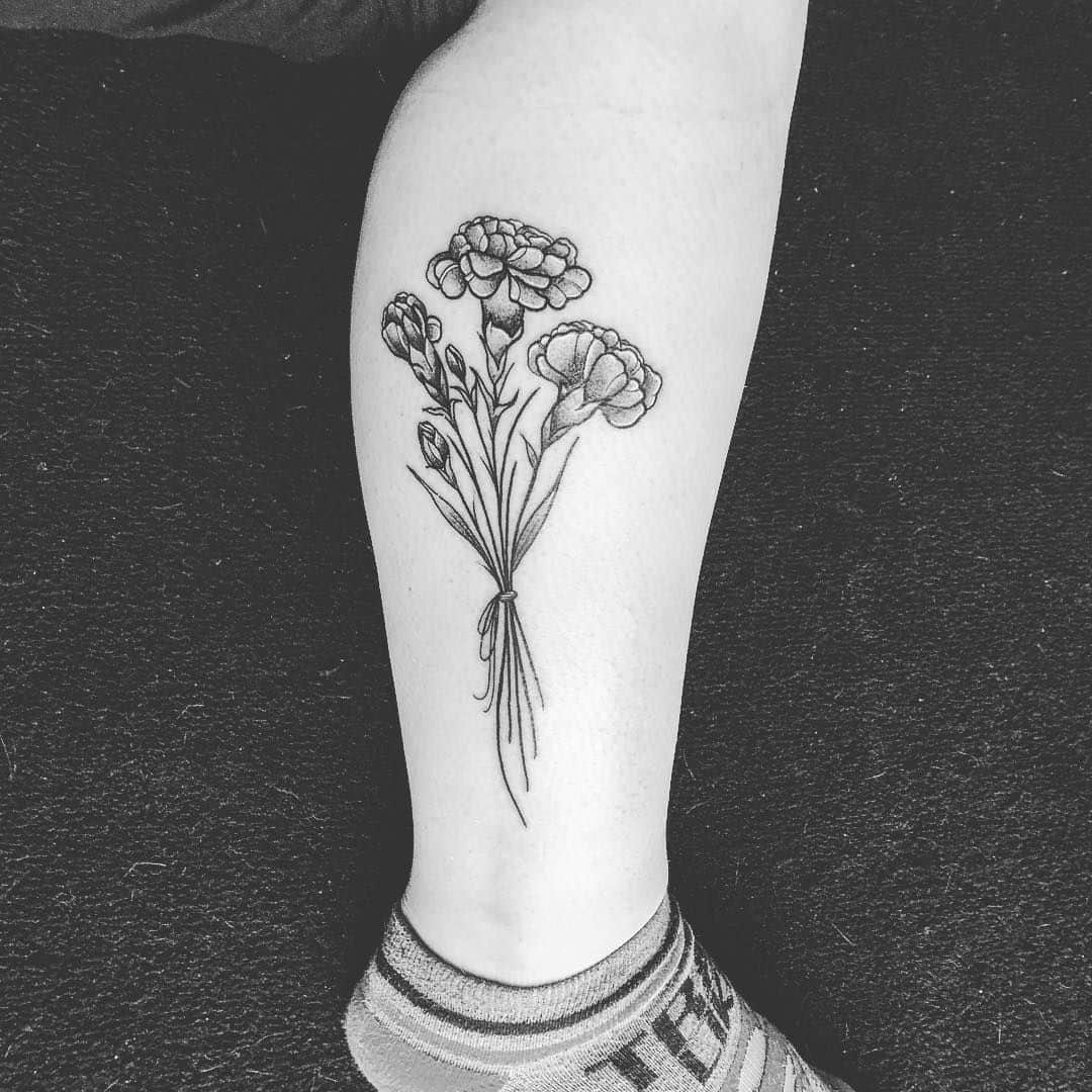 January Birth Flower Tattoo Designs The Carnation  Tattoo Glee