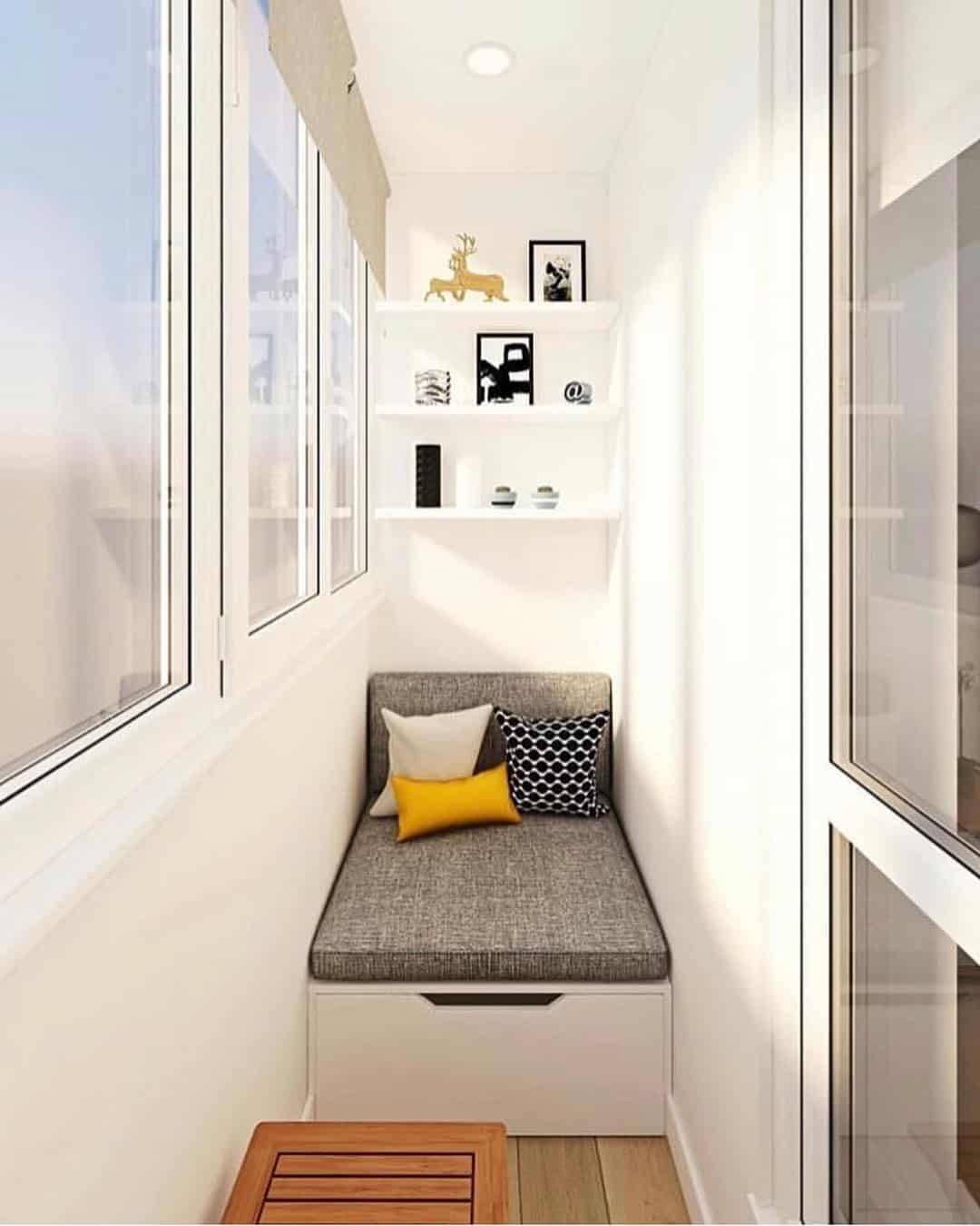 21 Cozy and Stylish Small Balcony Design Ideas