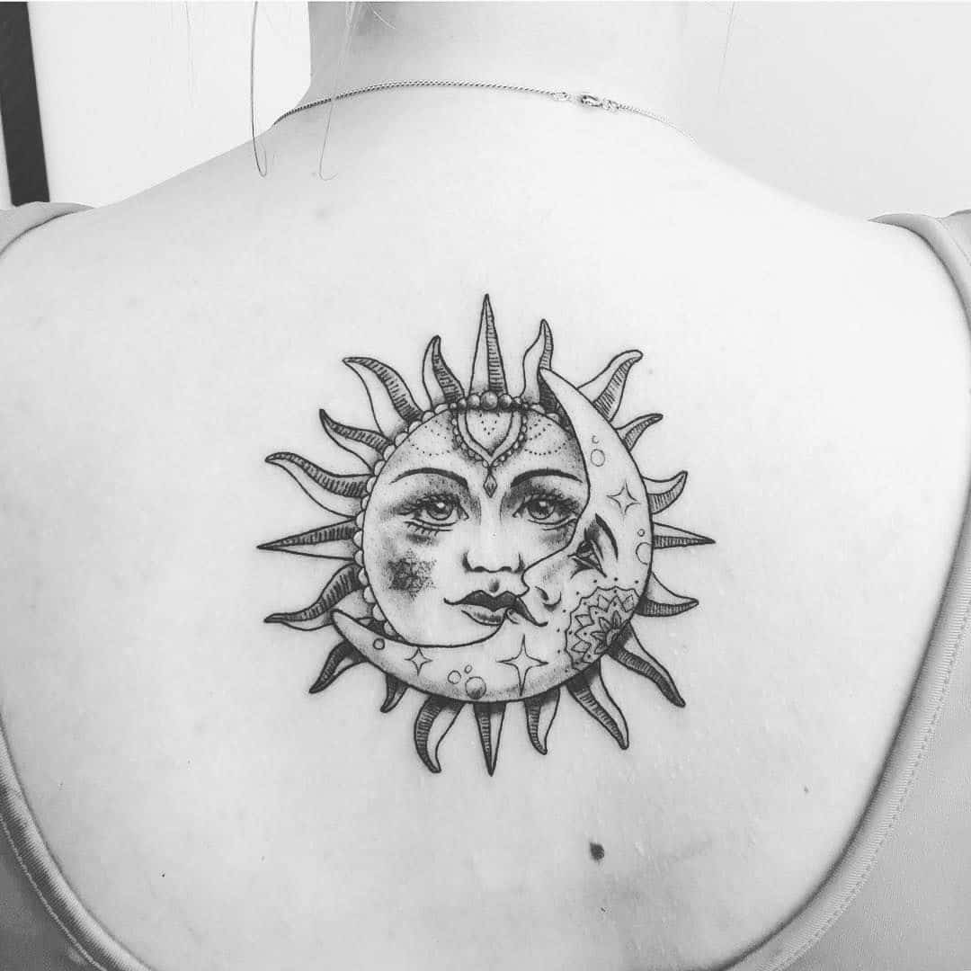 25 Sun And Moon Tattoo Design Ideas