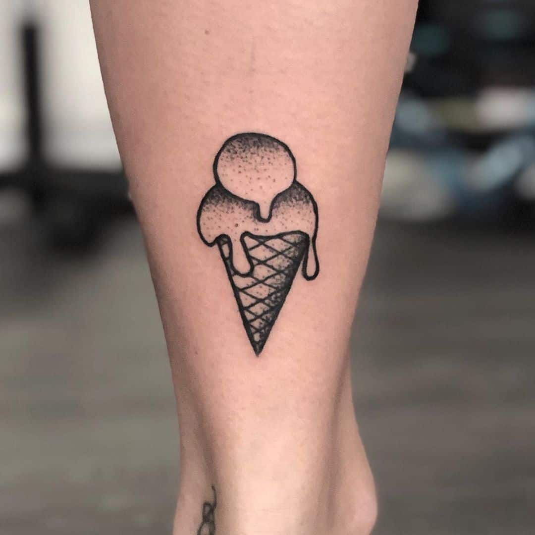 ice cream cone tattoo by CampbellCapone on DeviantArt