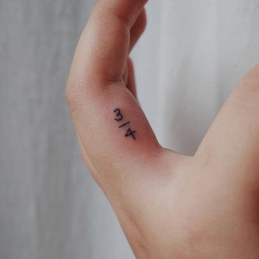 Minimalist Hand-Poke Tattoo Designs by Shin Yeoreum