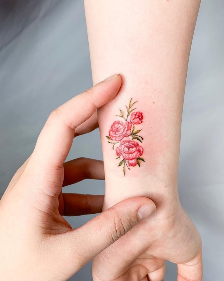 Chinese Ink Artist Designs Impressive Floral Tattoos