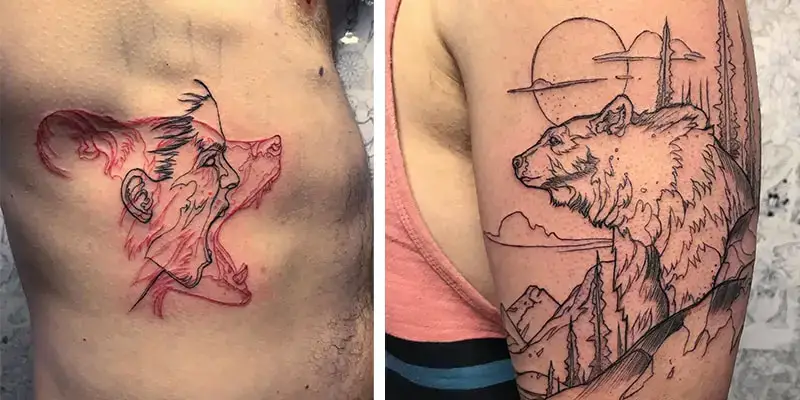 Latest “Double Up” Tattoo Designs of Pablo Puentes