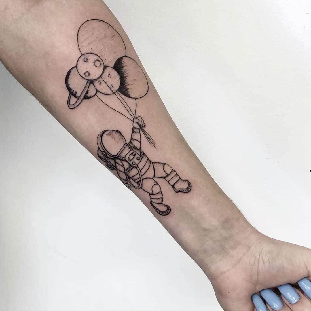 Astronaut Tattoos – There’s No Limit for These Great Designs