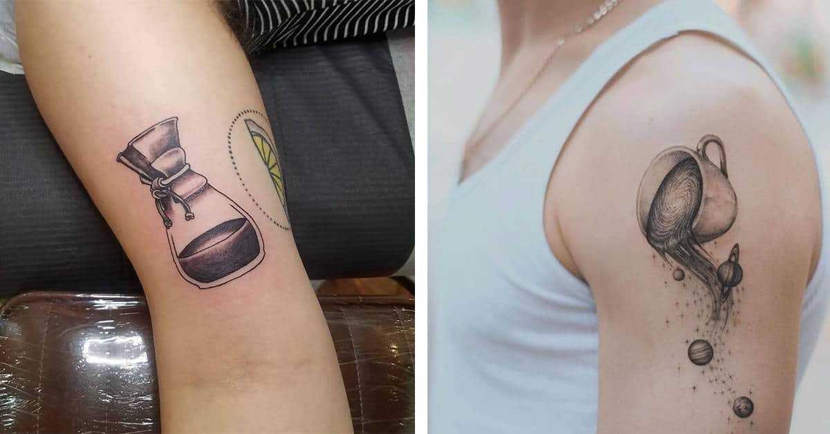 20 Lovely Coffee Tattoos Designs – The Proper Way to Start Your Day