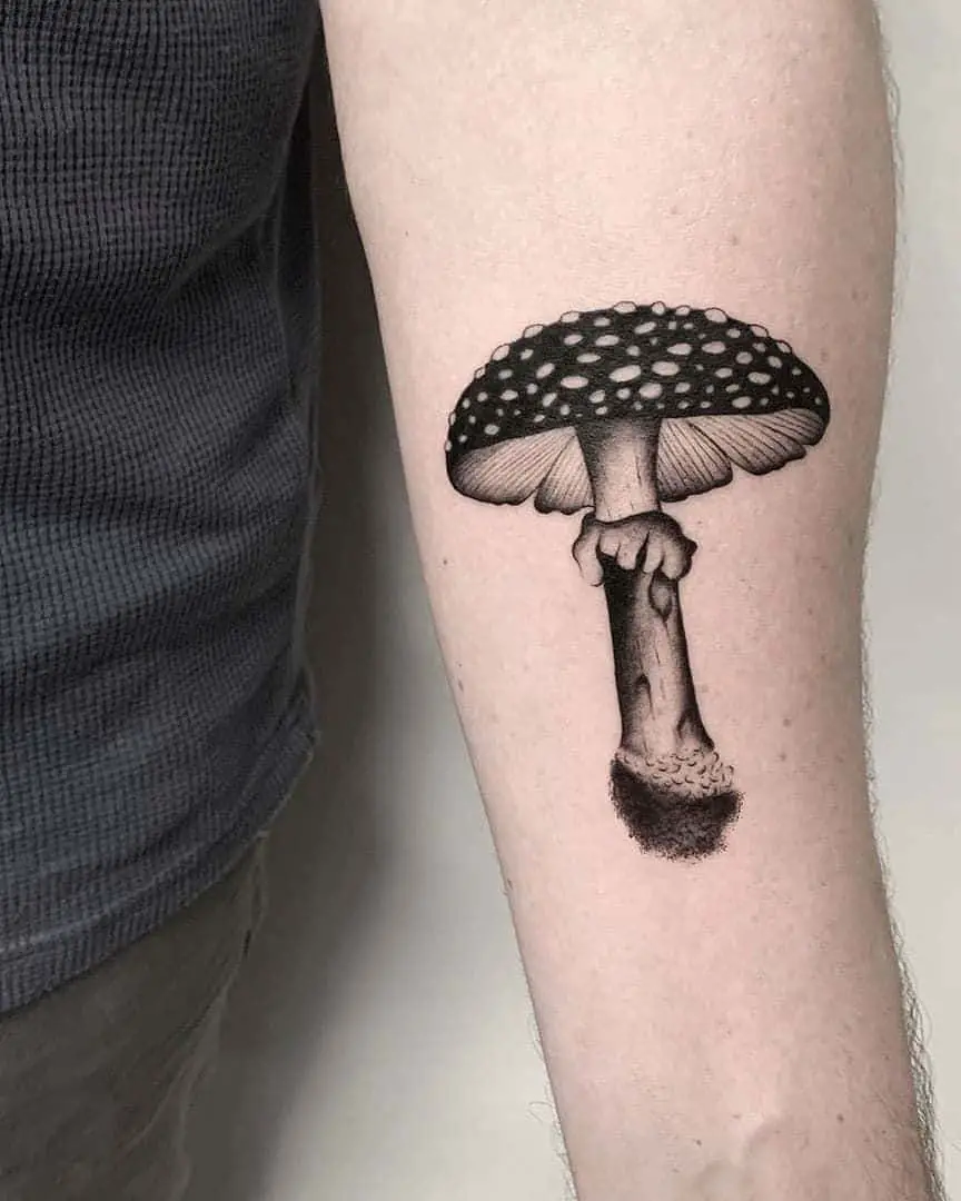 24 Quirky Mushroom Tattoo Designs and Popular Meanings.