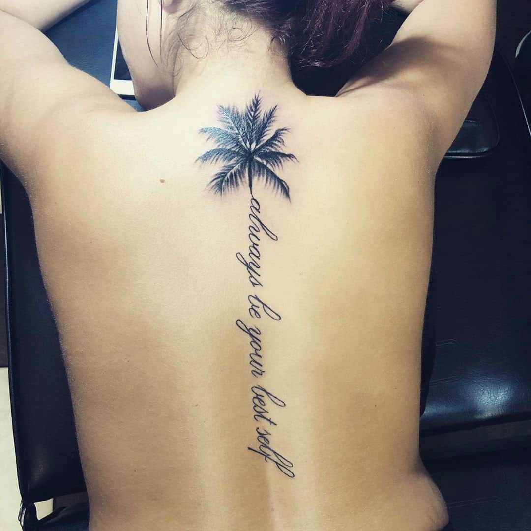 Palm tree tattoo  Tree tattoo ankle Palm tree tattoo ankle Palm tree  tattoo