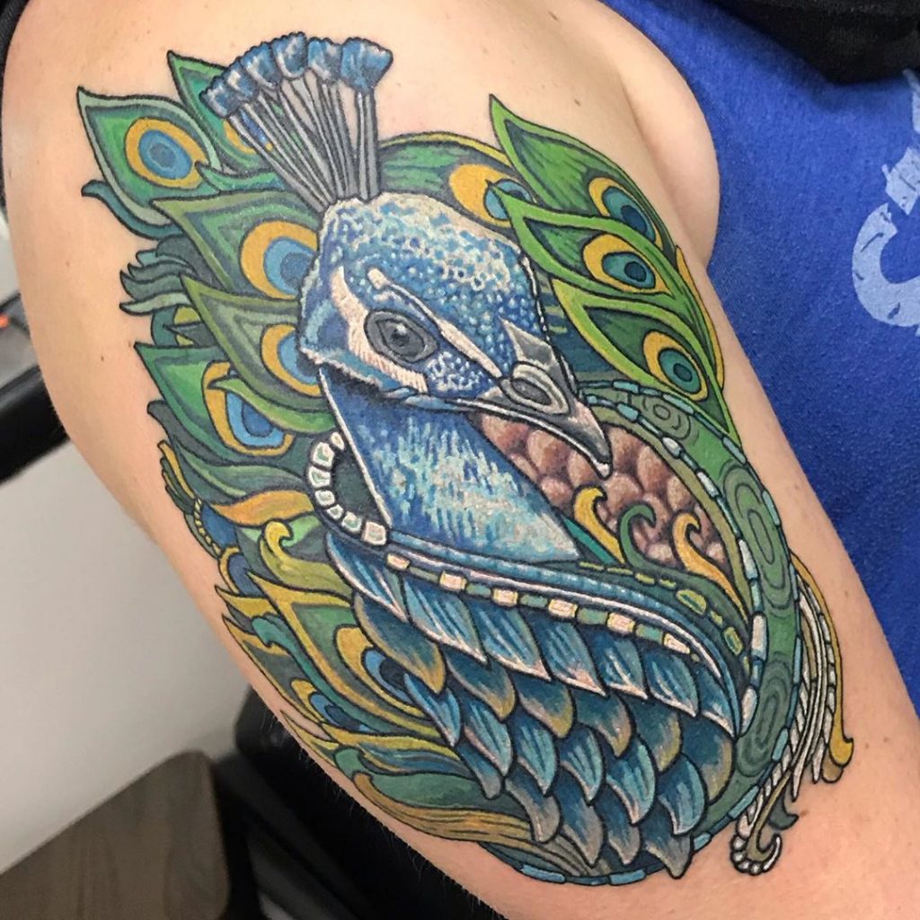 22 Stunning Peacock Tattoo Designs and Where to Ink Them