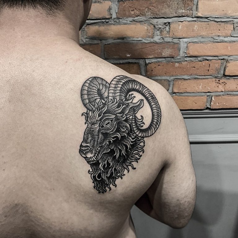 20 Glorious Goat Tattoo Designs and the Meaning of the Symbol