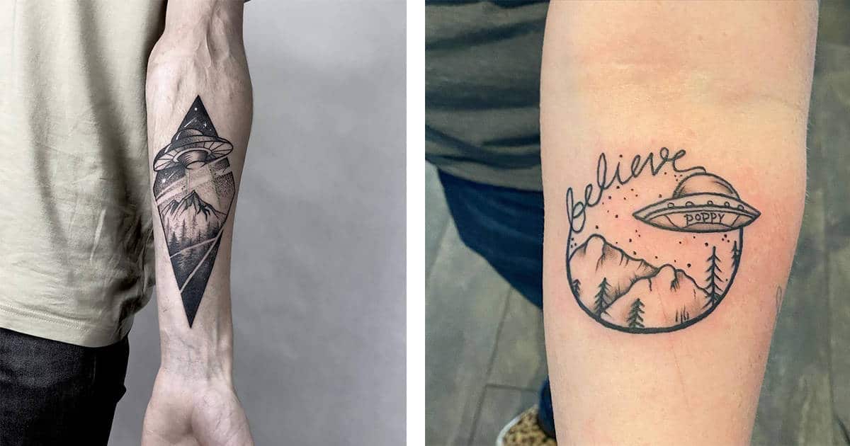 23 Admirable UFO Tattoo Ideas and Meanings