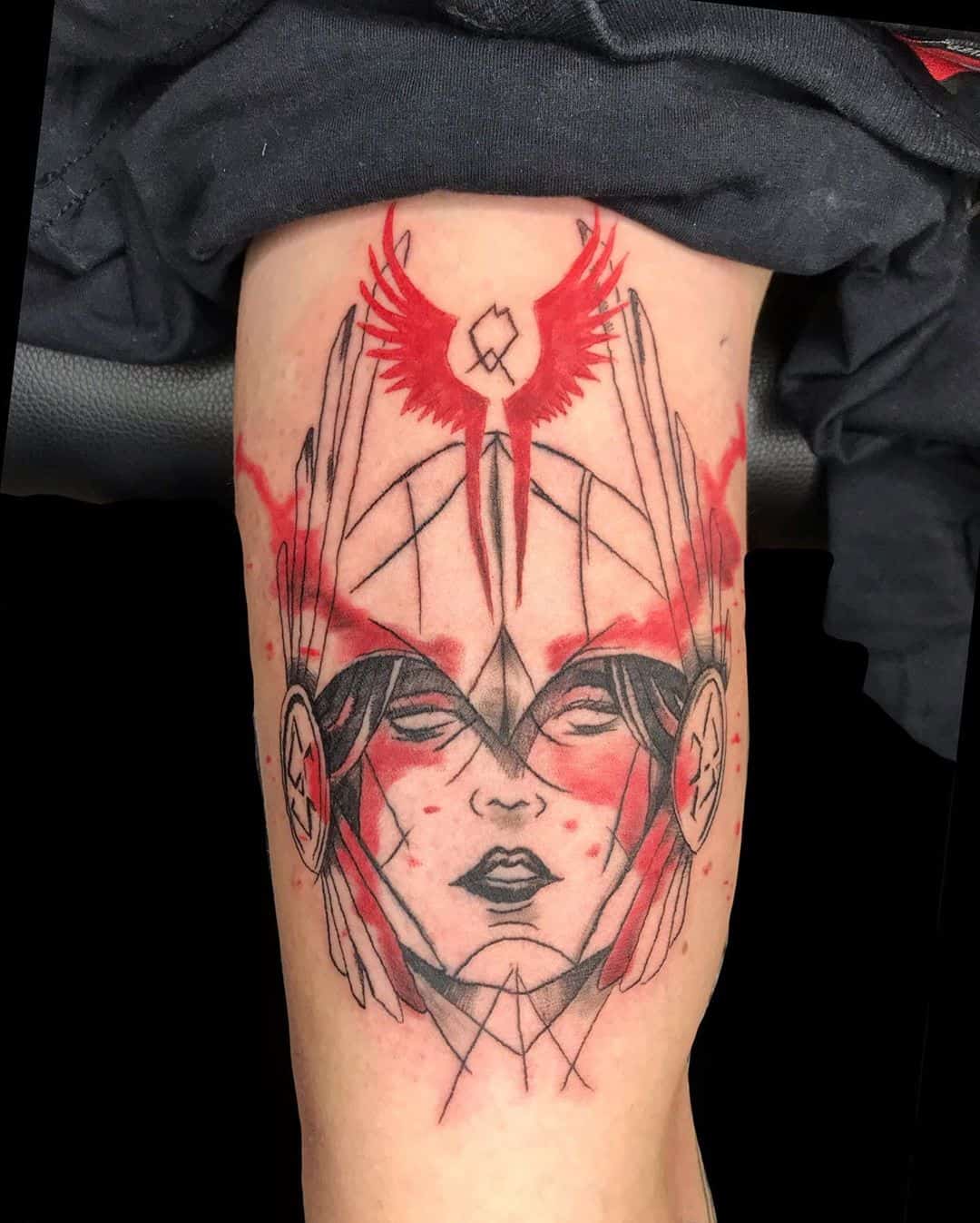 Norse Mythology Valkyrie Tattoo
