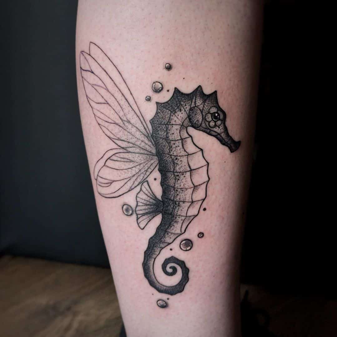 100000 Seahorse tattoo Vector Images  Depositphotos
