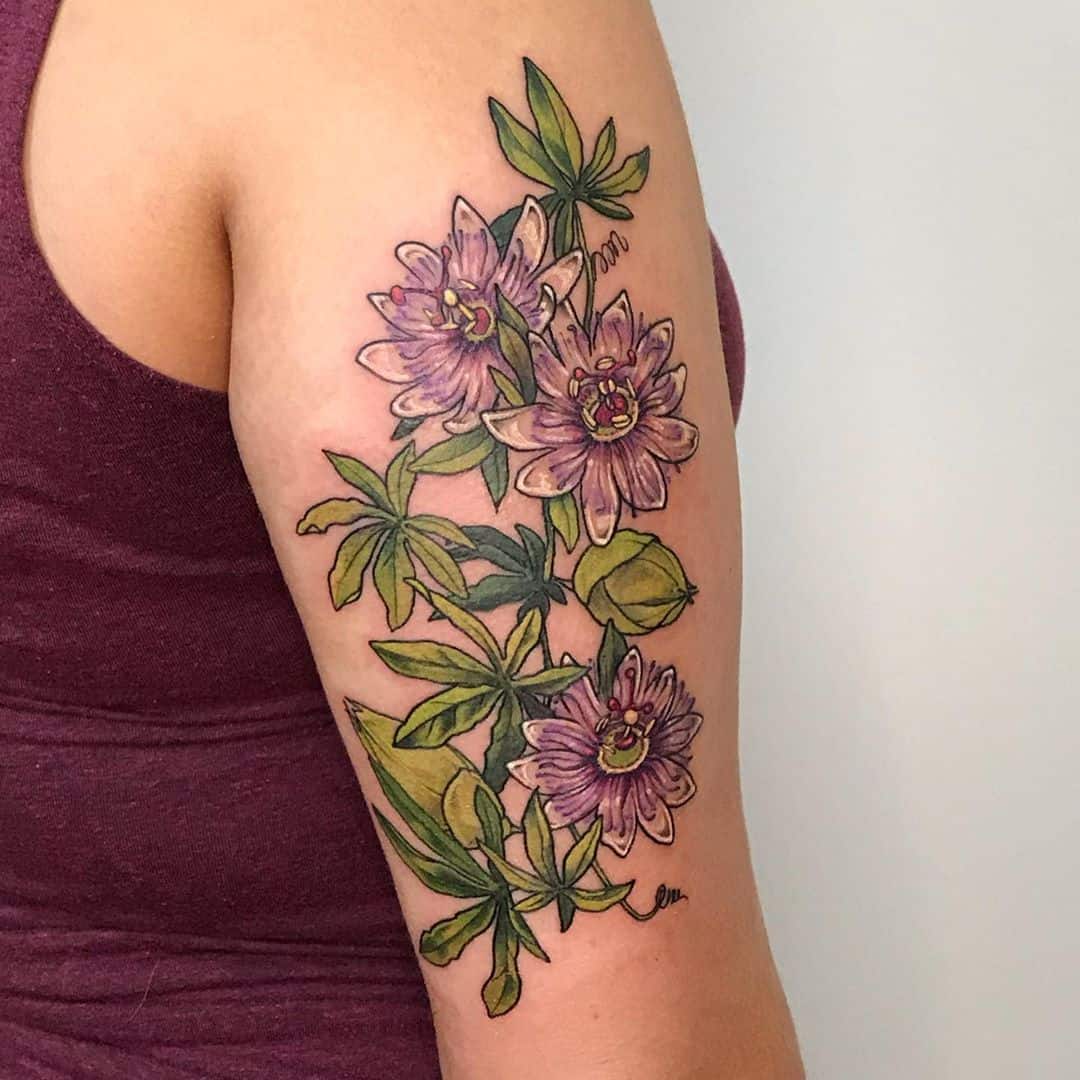 Passion Flower Tattoo Symbolism Meanings  More