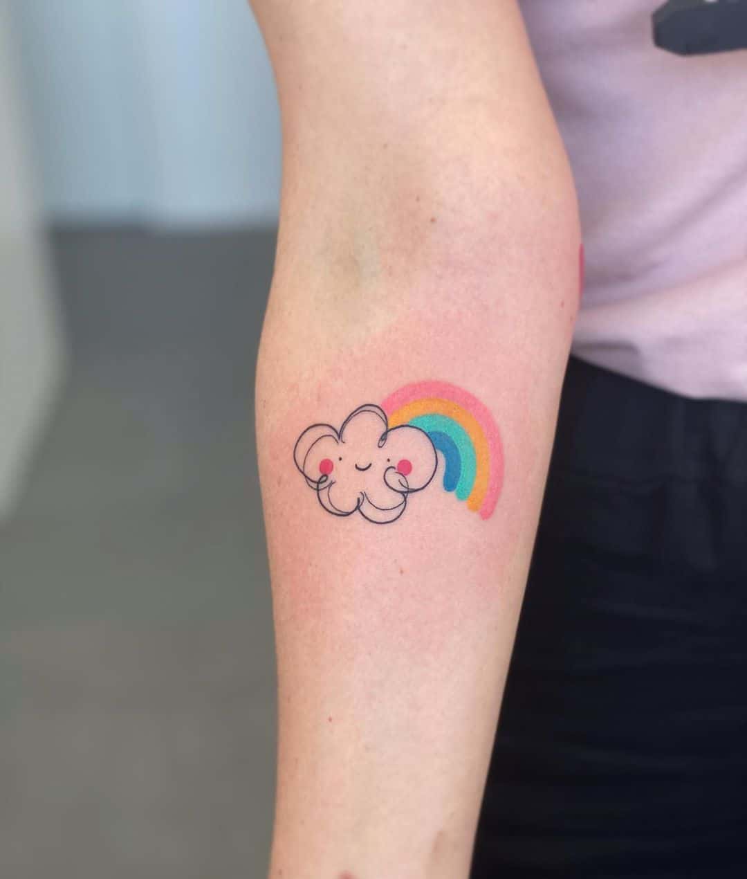 Tattoo uploaded by Mane Ink   Watercolor Rainbow Dots   Tattoodo