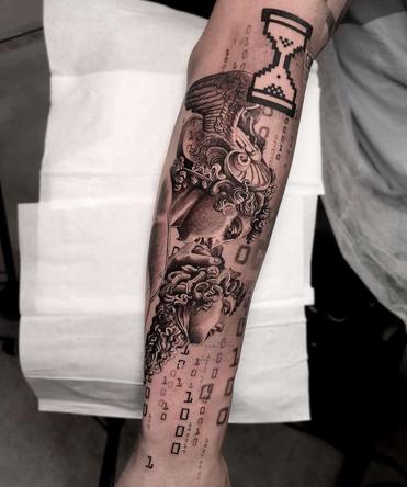 Ingenious Black And White Tattoo Designs by Mátías Noble