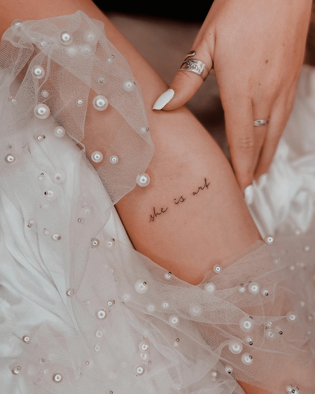 self love quotes tattoo idea for women