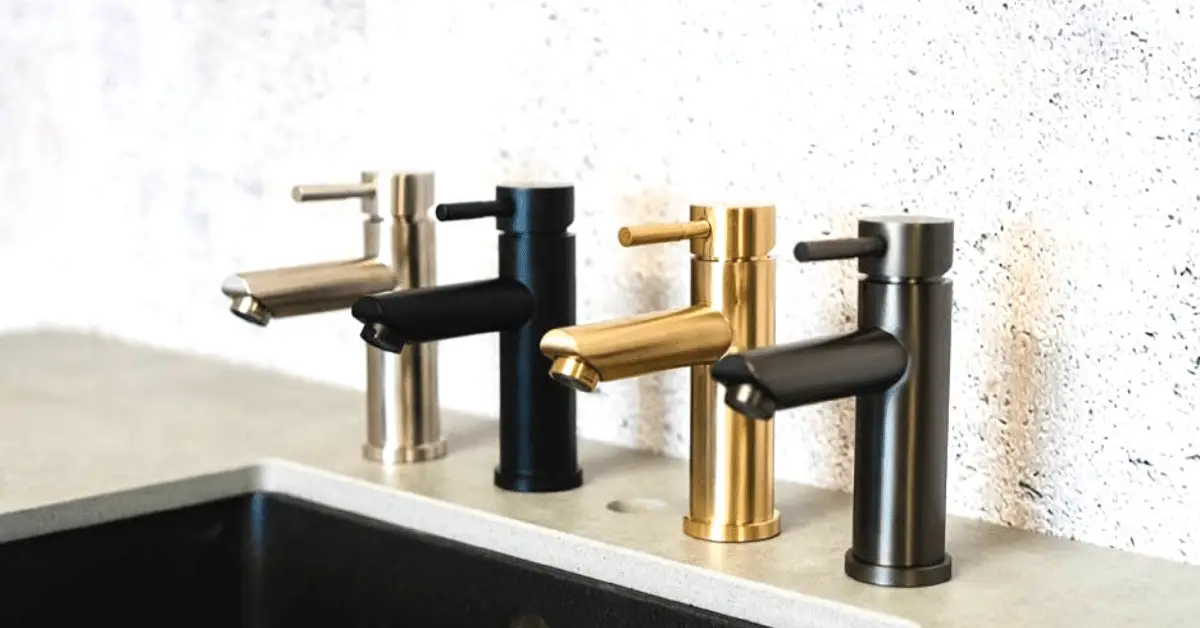 polished single handle faucet design