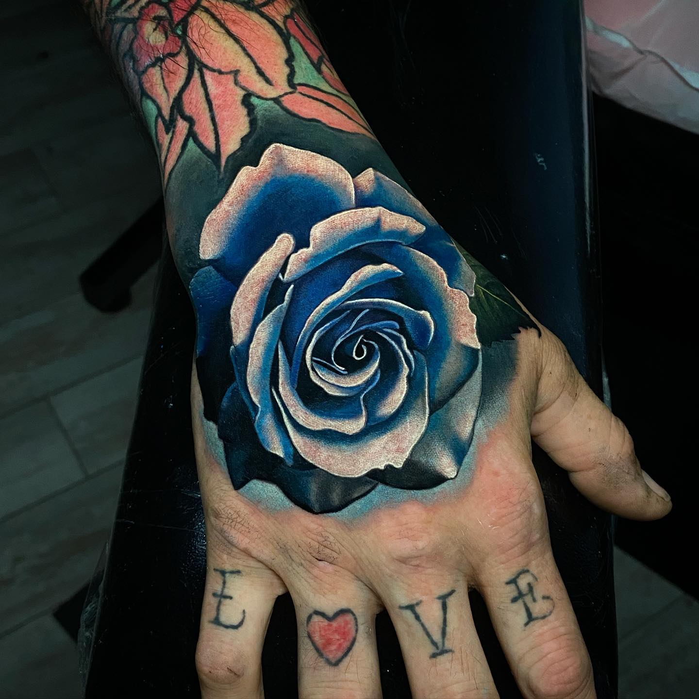 Tattoo uploaded by Alex Wikoff  Roses by Lazer Liz via IGlazerliz  flowers rose negativespace neotraditional blackandgrey bangbangnyc  lazerliz  Tattoodo